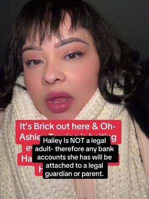 I get why people want to support Hailey❤️ However, Ashley is being coached now by someone who has realized that the “hater effect” is growing Haileys platform at a crazy tate right now. But everything she makes is most likely going through a bank account that Ashley is attatched to. This means its basically an additional incoke stream for Ashley. Unless the grandparents take action and file for a legak guardianship- this will remain in Ash’s control until Hailey is 18. #ashleytrevino #hailey #badmomsoftiktok #latinastiktok #viral #tiktok #livestream #battles #problematic #toxic #ennistx #texas #ashtrevino #inmatehopper #cake #follow 