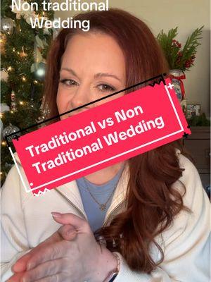 Traditional vs Non Traditional things we are doing for our wedding. I want our wedding to show our personalities. My wedding coordinator told me “there are no rules!” And this is the list I came up with. #weddingtiktok #traditionalwedding #nontraditionalwedding #wedding #weddingprep 