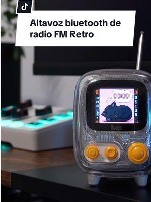 altavoz bluetooth de radio FM retro reinventando televisores anticuados. El altavoz de rango completo y el chip DSP de alta calidad garantizan un sonido claro y bien equilibrado. el altavoz de radio Divoom tiivooo actualizado, como marco de fotos digital en tiempo real, temporizador pomodoro, más de 80 estilos de esferas dinámicas de reloj, ruido blanco, reloj despertador, más de 15 juegos retro divertidos y más funciones para encontrar en la aplicación Divoom. #altavozbluetooth #divoomtiivoo #altavozoriginal #pomodorotimer #marcodefotosdigital #temporizadorpomodoro #divoom #divoomspeaker #TikTokShopCreatorPicks #tiktokshopholidayhual  