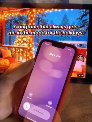 A ringtone that always gets me in the mood for the holidays. ✨❤️ #viralditiktok #iphoneringtone #ringtones #contacts #ringtoneiphone #ringtone #ringtonetutorial  