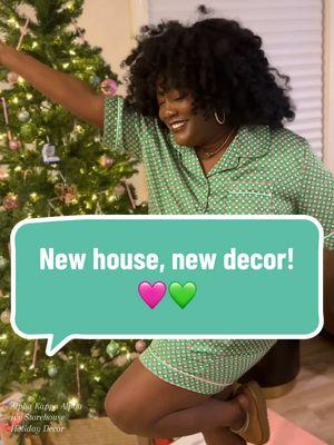 It’s my first Christmas in our new home, let’s decorate it in my @IvyStorehouse November 2024 pajamas! 🩷💚🏡 #IvyBox #IvyStorehouse #AKA1908 #ivyboxambassador #SkeeWee #AlphaKappaAlpha #nphcgreeks #nphc #divine9 #aka #BlackGirlMagic #newhome #homedecor #christmasdecor 