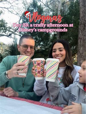 Day 23: a crafty afternoon at Disney’s campgrounds 🎄⛺️✨ who’s do we like best??? 🤭 #disney #disneyworld #disneycreator #disneyvlogmas #Vlogmas #disneychristmas #disneyfortwilderness #disneycrafts #disneycamping #disneycampground #disneystaycation #disneyfamilyvacation #disneyholidays #disneylocals #campingatdisney 