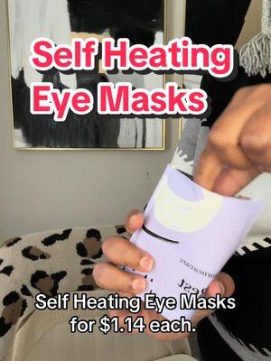 Self heating #eyemasks has become a top pick for selfcare. #selfheatingeyemask #dryeyes #allergies #selfheating #SelfCare #relaxation  