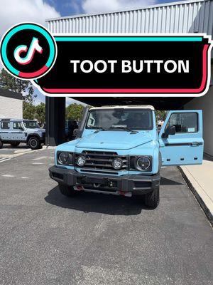 Replying to @Rahman Utomo I swear every car needs a toot button. 💨 #ineos #grenadier #didyouknow #cartok #carsoftiktok #foryoupage #foryou 