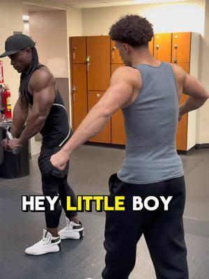 Asking a bodybuilder “How do I grow my triceps?” @Joel  #gym #trending #triceps #workout #tips #advice #viral #fitnesschallenge #howto #gymtips #arms