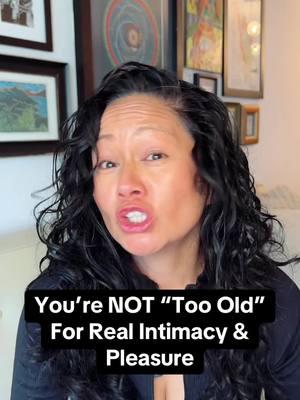 Too old? Says who? Intimacy gets better when YOU take the lead. 🔥 Ready to explore? #RealIntimacy #Midlife #40andover #TheIntimacyDoc #rebirthapp #rebirth #OwnYourPleasure  #CapCut 