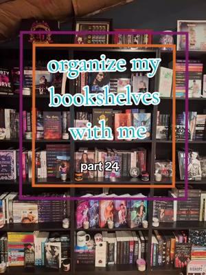 organize my bookshelves with me part 24  #BookTok #over30booktok #momswhoread #yareads #fantasyreads #books #bookshelf #bookshelftour #organizemybookshelf 