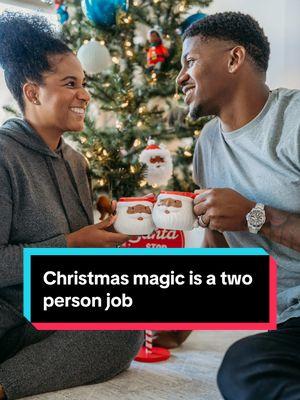 I don’t know who needs to hear this, but dads can make Christmas magic too. Mamas, it’s not all on you to do all the things. #MomsofTikTok #giftwrap #husbandsoftiktok #blackdads #dadlifebelike #elfontheshelf #christmasmagic 