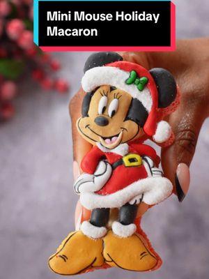 Like I said…Every Mickey Mouse and friends holiday macaron is getting their own video! Ladies and gentlemen…HER! Welcome Mini Mouse Macaron!  #tiktokpartner #disney #disneyadult #macaron #cookies #minimouse #mickeymouse 