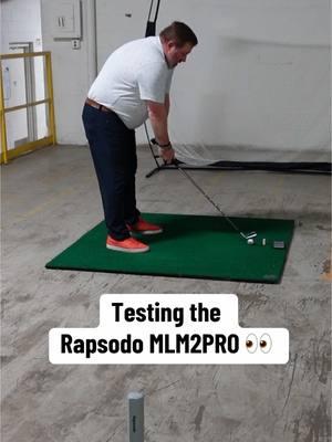 An at-home golf simulator setup for under $1,000?! BK takes a look at the @Rapsodo Golf MLM2PRO 👀 #golftok #golftiktok #golfwrx #rapsodo #rapsodomlm2pro 