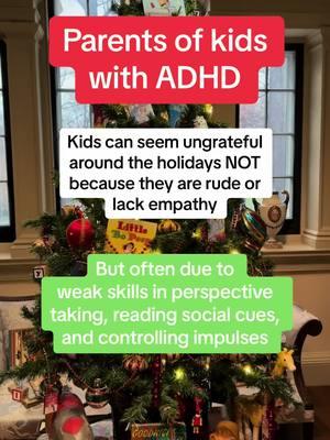 Does your child with ADHD act disrespectful or rude on Christmas or Hanukkah? #adhdkids #adhdparenting #adhdparentquestions #adhdinkids #adhdparentingtips #kidswithadhd #parentingadhdchildren #adhd #raisingadhdkids #adhdchildren #childhoodadhd