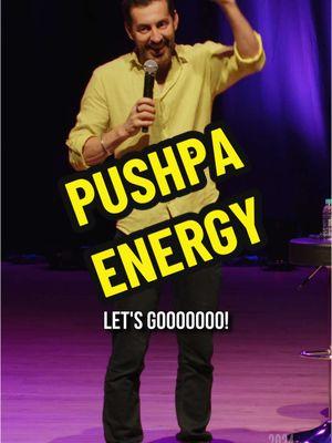 From Hollywood to Bollywood and back! Never give up, friends. #pushpa #india #maxamin #standupcomedy #fyp 