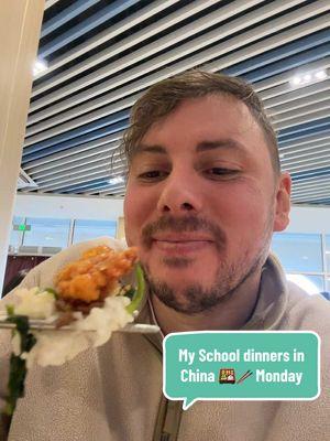 My school dinners. School canteen food #schoolfood #schoolcanteen #schoolmeals #schoollunch #chinesefood #expatlife 