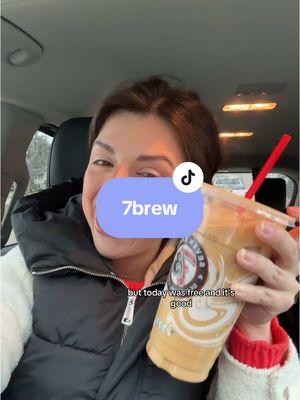 It’s my lucky day I had a free drink  #7brew #7brewcoffee #7brewsecretmenu #coffee #icedcoffee #icedcoffeetiktok #sevenbrew #sevenbrewcoffee 