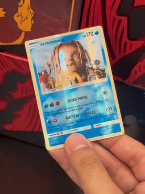 Travis Scott ASTROWORLD Pokémon Card by me - - - - #pokemoncommunity #fyp #fypシ #fypage #fyppppppppppppppppppppppp #foryou #foryourpage #viralvideo #travisscott #travisscottconcert #travisscottburger #travisscottmusic #travisscottfortnite #travisscottedit #astroworld 