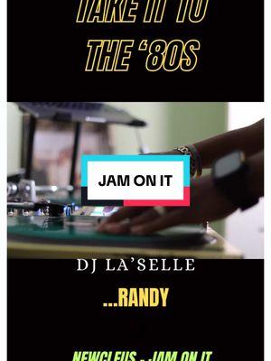 TAKING IT BACK TO THE ‘80s!!! #jamonit #djlifestyle #practice #turntablism 