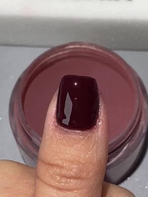 Dark vibe red or brown? nails dipping by apex perfect method 👏✨#thenagaia #nagaiadipkit #dippowder #dipnails #nailsinspo #nailstutorial #nailsathome #nailsart #colorswatch #rednails #brownnails #diynails #nagaiadippingpowder #dippowdernailsathome #fyp