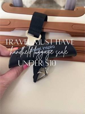 This $9 gadget is the BEST for digital handheld scale for your luggage! This is a must grab and solves the problem of not having to put them on our tiny scales. Lots of colors and I linked it at the bottom! #scale #scaleupyourswagger #scales #luggage #luggagehack #luggagehacks #travel #traveling #digitalscale #handheld #handheldscale #airport #airportlife #airporttravel #airportmusthaves #musthave #musthaves #tts #TikTokShop #tiktokshopping #tiktokshopfinds 