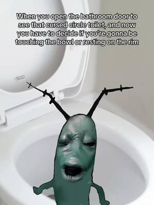 Probably too niche, but the fellas that get it get it. Worst poo of your life on one of them round bois fr. #CapCut #bathroom #toilet #restroom #pain #worstnightmare 