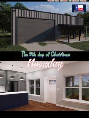 On the 9th day of Christmas, we’re showing off this BEAUTIFUL 1 bedroom floorplan, the Noonday, for the 12 days of christmas sale!  🎄🏠 Only a few days left to shop these deals while you can‼️ ❄️20% off online floorplans (use code “snowflake” at checkout)❄️ 🎅10% off kit packages! (Call to learn more) 🎅 🎄5% off shell builds! (Call to learn more)🎄 #barndominium #shophouse #dreamhome #barndominiumliving #farmhouse #customhome #floorplans #newhome 