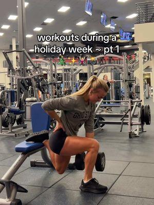 Monday workout during a holiday week 💌 glutes/shoulders/back today! #workoutsplit #holidayworkout #workoutsforwomen #glutesworkout #fullbodyworkout #fullbodyworkoutroutine 