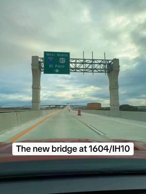 The new bridge at 1604/IH10 is awesome #satx #satx210 #sanantonio #sanantoniotexas #sanantoniotx #sanantoniocheck #texas #texascheck #texanshelpingtexans #fyp #fypシ #fypシ゚viral #fypage #fyppppppppppppppppppppppp #foryou #foryoupage #foryourpage #viral #viralvideo #viral_video #viralvideos #trending #trend #music #1604 #ih10 #bridge #virall #viralvideos 