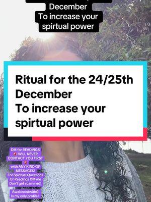 Ritual for the 24/25th December  To increase your spirtual power #wintersolstice  #25thDecember  #ChristmasRitual  #Italianwitchcraft  #Sicilianwitchcraft  #Psychicabilities #Intentions  #Spiritualenergy 