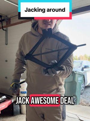 Start jacking around!!#jack #scissorjack #lift #car #truck #2ton #mechanic #fix #tire #TikTokShop #fypシ゚viral #bluecollar #work #lawnmower #4wheeler #dirtbike #set #workingman 