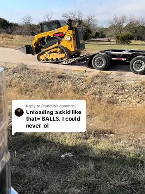 Replying to @Static06 BIG NUTZ! 🤣☠️ #texas #bigballerdirthauler #milwaukeetools #caterpillar 