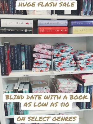 Check out our flash sale on select genres! Some as low as $10! Grab them before the sale is over! #blinddatewithabook #HolidayBlindDate #lgbtqbooks #bookdate #flashsale #toktokshop 