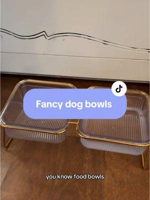 I love them. What do you think? #dogbowls #doggifts #fancydog #homeimprovement #homeuplevel 