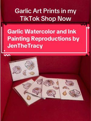 Garlic hits the spot like it hits that chair like it buy my art. #garlic #artprint #TikTokShop #garlicartprint #garlicart #kitchenart #restaurantart #Foodie #chefgift #5x7 #throwthings #throwstuff #reproduction #jenthetracy #tiktokshopfinds #endofyearsale 