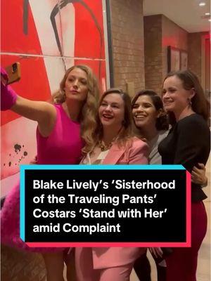 #BlakeLively’s #SisterhoodoftheTravelingPants costars #AmericaFerrera, #AlexisBledel and #AmberTamblyn released a joint statement in support of the actress just days after she filed a sexual harrassment complaint against her #ItEndsWithUs costar #JustinBaldoni. Read more at the link in our bio. 