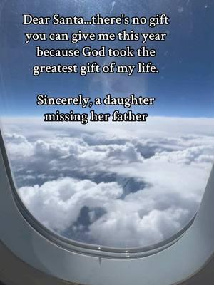 Trying to celebrate without a dad is so hard. #dad #santa #christmas #grief #fatherlessdaughter #holiday #god #foryoupage #fyp #grieftok #dadloss #missmydad #christmasinheaven 