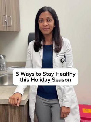 5 Ways to Stay Healthy this Holiday Season 🦠❄️ With Infectious Disease Specialist Dr. Harita Nyalakonda Disclaimer: The information provided in this video is for informational purposes only and should not be considered medical advice. Please consult with your healthcare provider for personalized advice and recommendations tailored to your specific situation. #holiday #christmas #hanukkah #party #gathering #family #friends #sick #healthy #doctor #health #healthcare #medical #holidaytips 