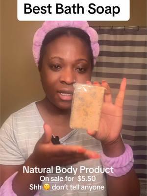 The best bath soap natural body products for black skin.  #bathsoap #glowupsoap #naturalbodyproducts #koreanskincare #pigmentation #darkspots #acne #grwm #BlackTikTok #blackcommunity 