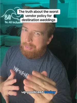 A rant worth listening in on…  Being able to choose your own vendors for destination weddings is a cruital aspect to brides, so why are resorts taking the option away…? Tune in to hear our thoughts about it and how to avoid possible fees.  #BAI #beallinclusive #destinationwedding #destinationweddings #weddingvendor #weddingvendors #allinclusivewedding #destinationweddingtips #destinationweddingplanner #destinationweddingplanning #weddingplanning #bride #bridetok #weddingtok #weddingtiktok #weddingtips #weddingadvice #fyp #foryou #forbride #destinationweddingtravelagent 