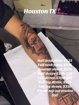 Come book with your girl💕christmas deals are still going 💉#htx #fullsleevetattoo #fy 