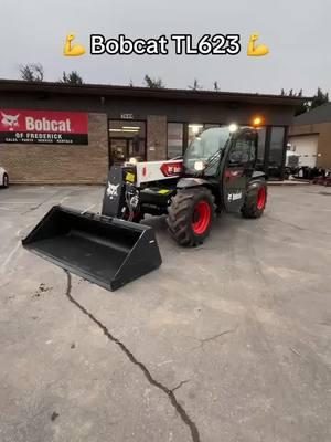 The Bobcat TL623 telehandler is compact in size – but its outsized productivity can take on big jobs. The TL623 offers a heavy-duty combo of superior lift height and extended reach with leading multi-attachment versatility 💪 🚨 6,000-pound maximum rated operating capacity  🚨 23-foot lift height  🚨 74-horsepower, turbo-charged engine requires no DPF regeneration  🚨 18.3 mph max travel speed  🚨 Standard Power Bob-Tach system easily connects a variety of Bobcat-approved attachments     #crownstoneequipment #bobcat #bobcatcompany #onetoughanimal #equipment #agriculture #construction 