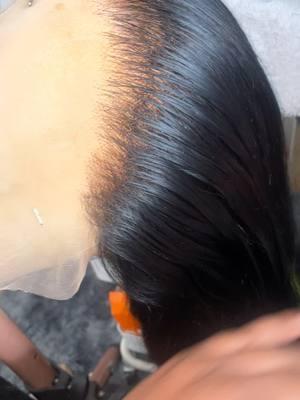 Plucking! 😍 #wig #reviews #plucking #customizing #humanhair #wigreview #straighthair 