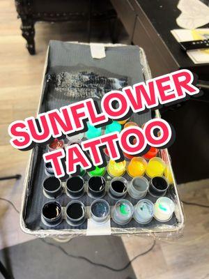 Check out the process of her Sunflower Tattoo!  We did this tattoo as a memorial for her best friend.  She was also a close friend and client of mine as well!  I did a sunflower on our friend years ago.  We wanted to do a newer version of her tattoo. Hi, I’m Kenneth a Tattoo Artist in Arizona! Would you let me tattoo you? ________________________  #sunflowertattoo #floraltattoo   #flowertattoo #sunflower #arizonatattooartist 