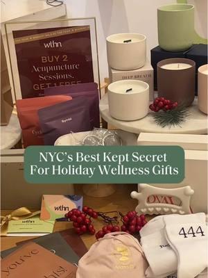 Still searching for the perfect wellness gift? 🎁 Our boutiques are open! #wellnessgifts #nyc #nycholidayshopping #holisticgifts 