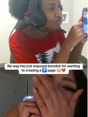 No way hez just exposed brenduh for wanting to creating a 🅿️ page 😳💔 #hezfromdao #ilybrenduh #streamer #kick #brenduh #viral #kickclips #fyp 