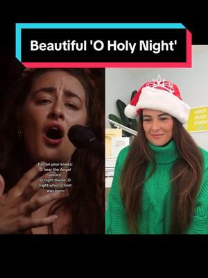 #react with @danisylvia Loved the little variations and perfect accuracy throughout. #howtosing #singersoftiktok #vocaltraining #singingteacher #singinglessons #voice #christmasmusic #oholynight #foryoupage