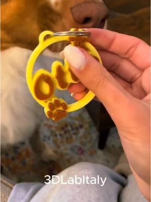 The only tag Otto hasn’t tried to eat! Yet.   Get your own personalized tag by 3DLabItaly , link in bio 🔗  #3d #thangs3d #3dprinting #3dprint #3dprinted #3dprinter #3ddesign #nametag #doglover #cute #creative #maker #makers #makersgonnamake 