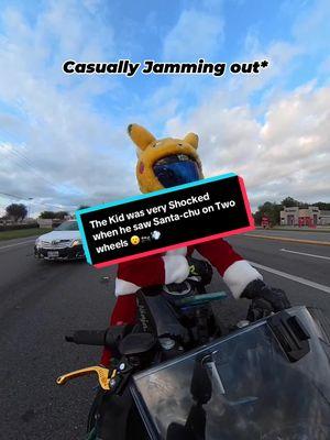 The  kid was shocked when he saw me as Santa-chu on ninja 400 #foryou #fypシ #motorcyclesoftiktok #motorcycle #motorcycleclub #kawasakininja #foryoupage #bikelife #ninja400 #motorcyclelife #houston #bikerlife #motorcyclemoments #motorcycleride #motorcycledaily #BookTok