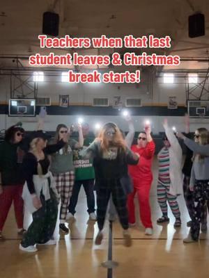 When you’re ready for Christmas break! #teachersoftiktok #teacherfun #scarysherrithesecretary #funandgames #elementaryschool #staffmoralebooster #12daysofteacherfun 