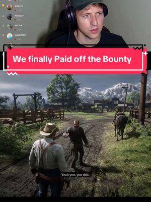 Never paying a bounty again… 🤝 #rdr2 #reddeadredemtion2 #dukeofindy #arthurmorgan #gaming #streamer 