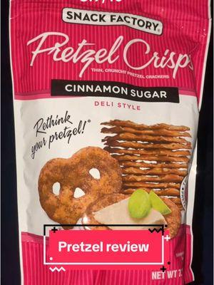 Back w/ another #snackattack ! These #pretzelcrisps were #crunchy 🤓 id get them again! #snackfactory 