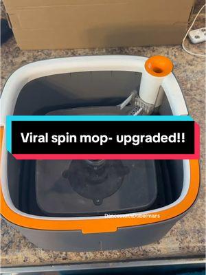 The viral spin mop has been upgraded!! The company listened to your feedback and kept all the features you loved and improved all the things you didnt. #CleanTok #viralspinmop #upgraded 